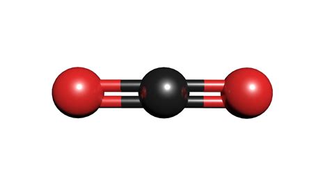 3D Model of C02 .